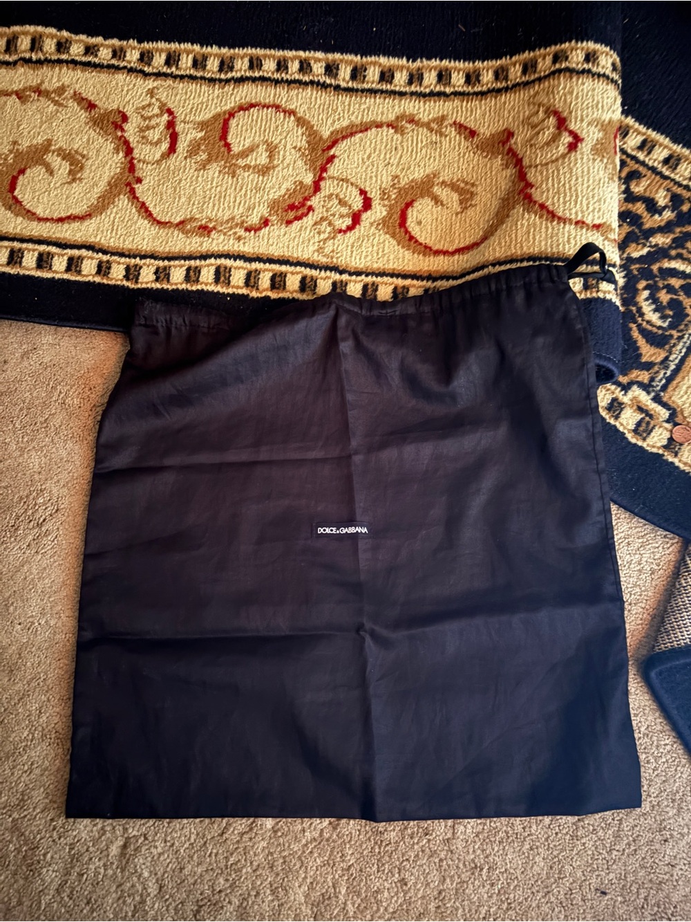 Dolce and Gabbana drawstring dust bag